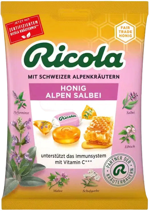 Ricola Honing Alpensalie 75g