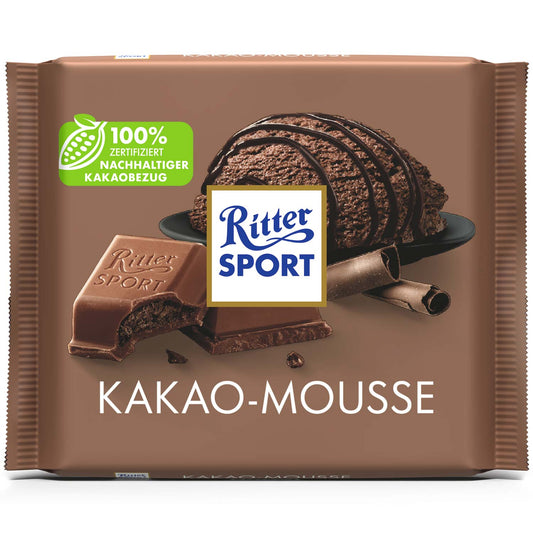 Ritter Sport Kakao-Mousse 100g MHD:20.06.2025 - Lecker24