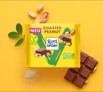 Ritter Sport Nussklasse Roasted Peanut 100g MHD:30.05.2026