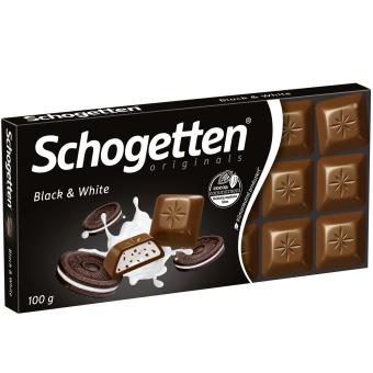 Schogetten Black & White 100g MHD: 30.11.2025