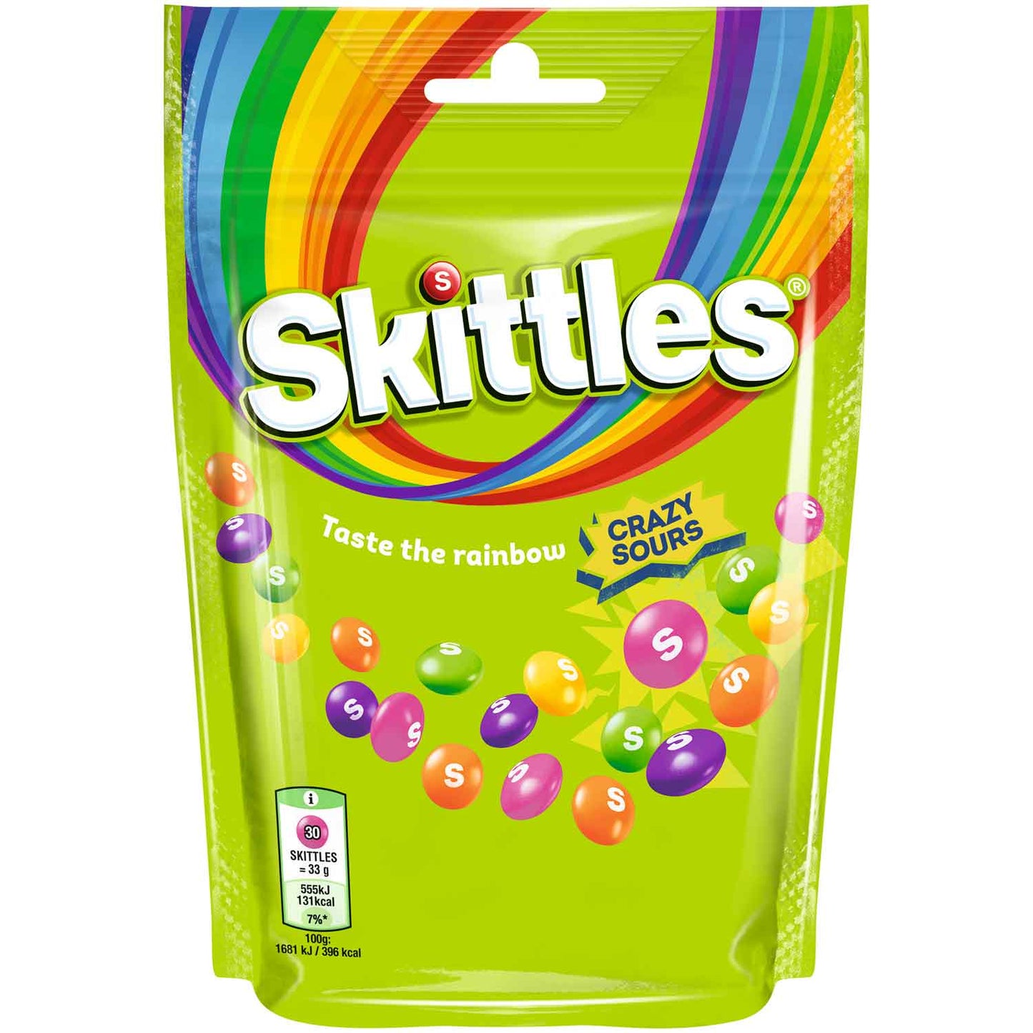 Skittles Crazy Sours 136g MHD:09.04.2026