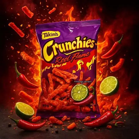 TAKIM'S Chrunchies Red Flame 90g
