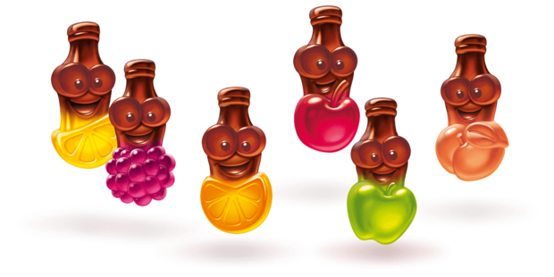 nimm2 Lachgummi Cola Flaschies