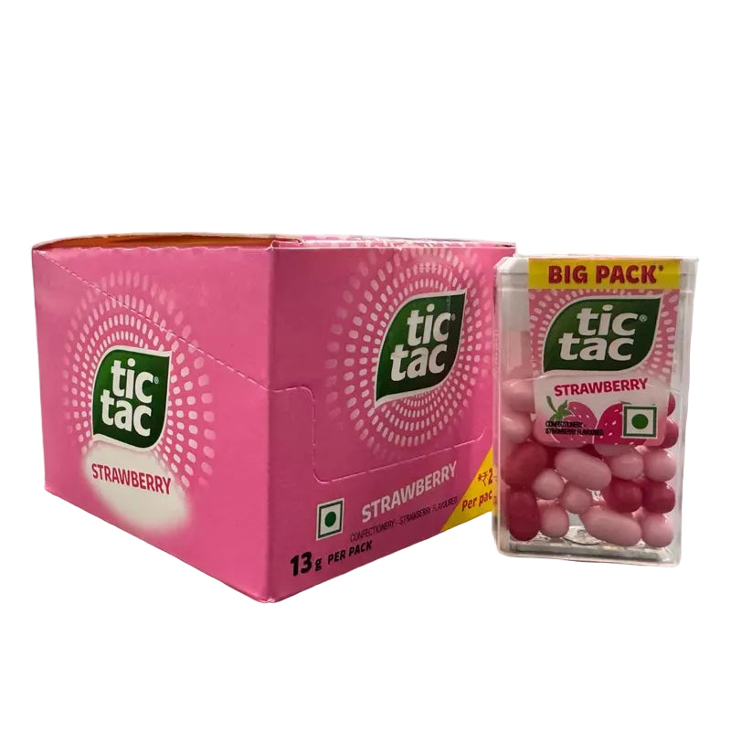 TicTac Strawberry Display 12x13g