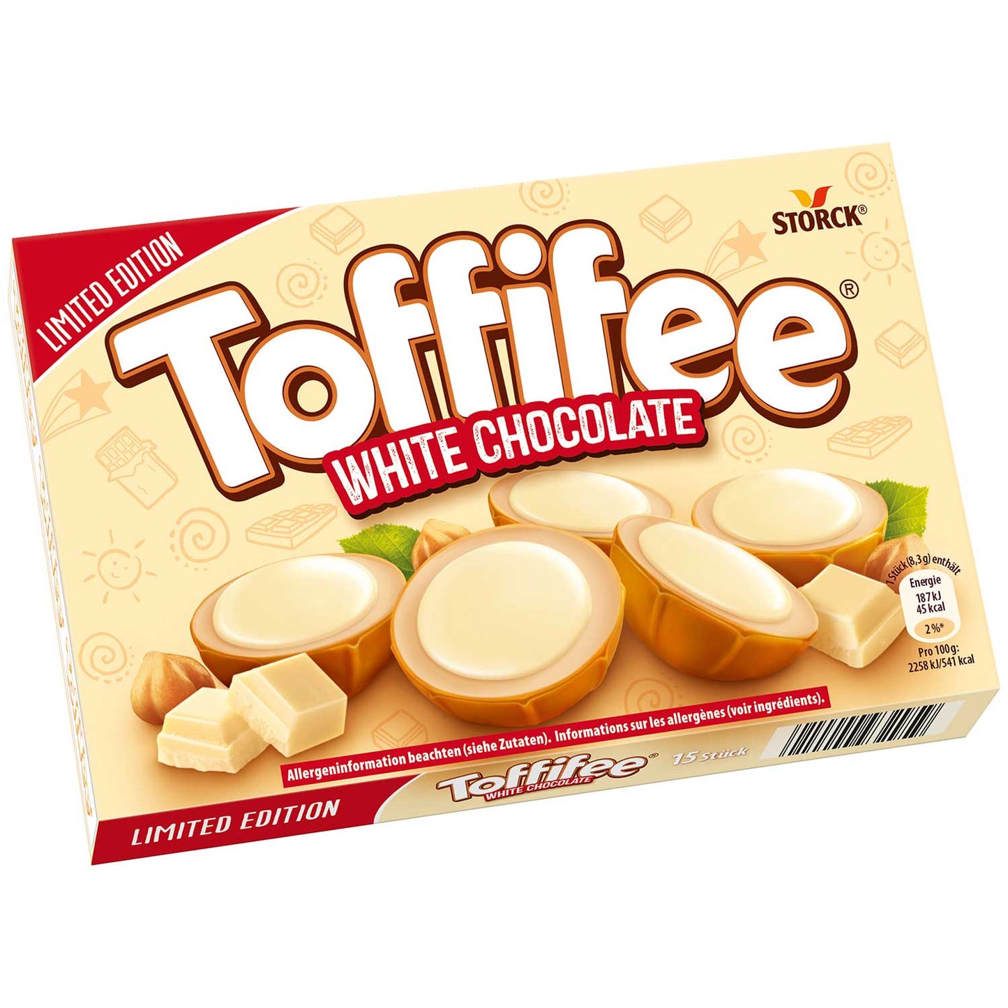 Toffifee White Chocolate 15er MHD: 01.04.2026