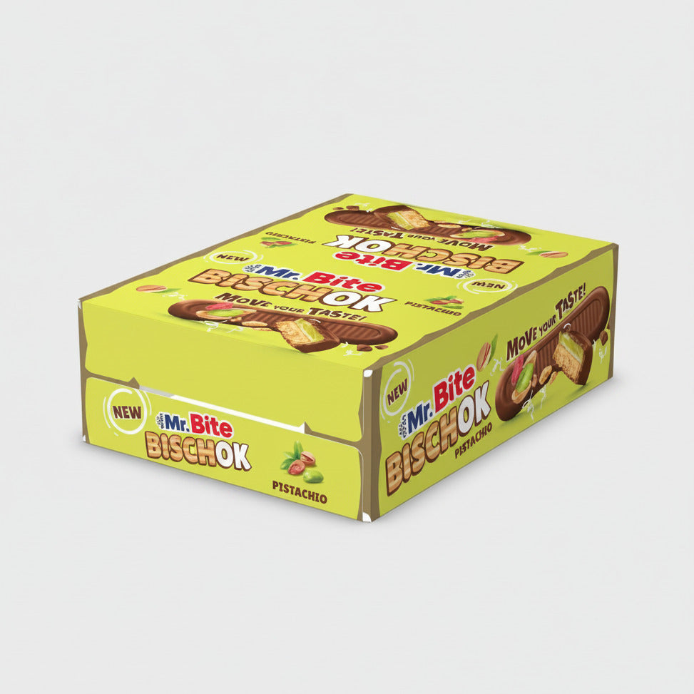 Toren Mr. Bite Bischok Pistazie 24x35g