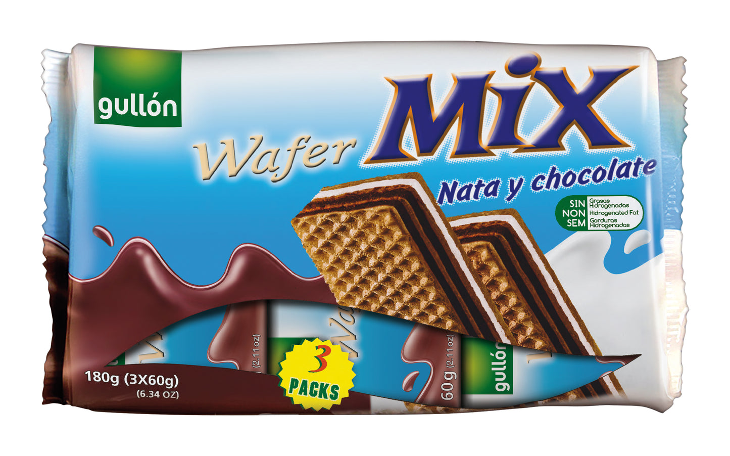 Gullon Wafer Mix Nata Choco 180g