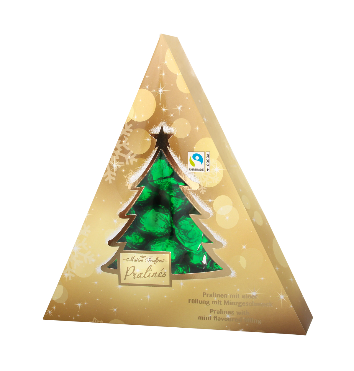 Chocolats pour sapin de Noël fourrés au goût de menthe 148g