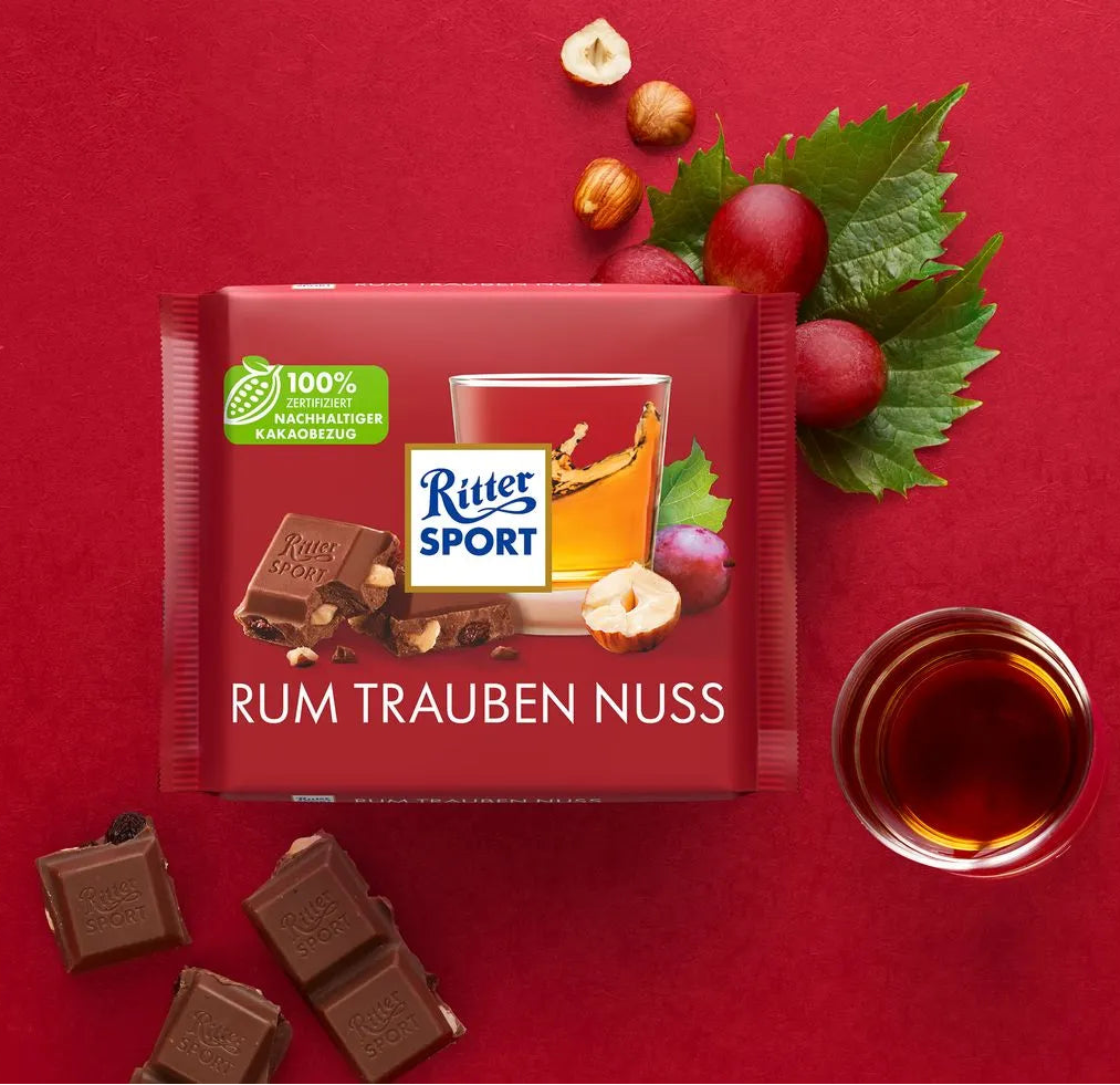 Ritter Sport Rum Trauben Nuss