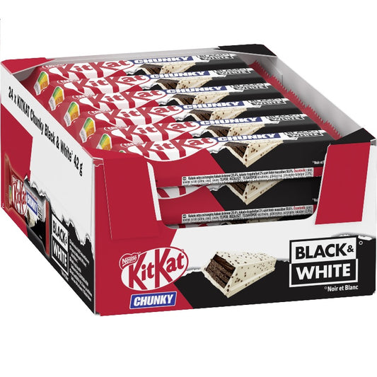 KitKat Chunky Black & White 24x42g MHD: 12.2024