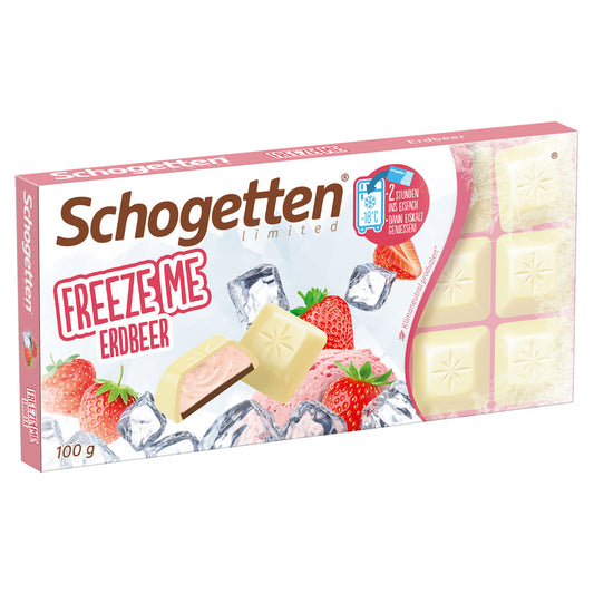 Schogetten Freeze Me Erdbeer 100g MHD:28.02.2025