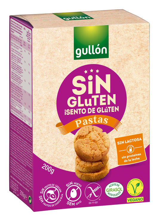 Gullon Glutenfreie Kekse Pastas 200 g MHD:06.09.2026