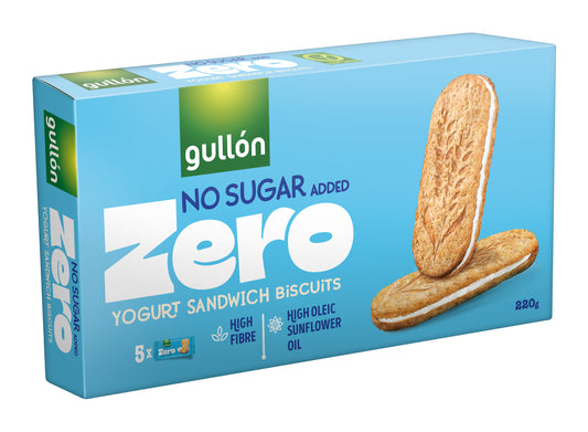 Gullon Diet Nature Zuckerfrei Sandwich mit Sahne gefüllt 220g MHD:15.04.2026