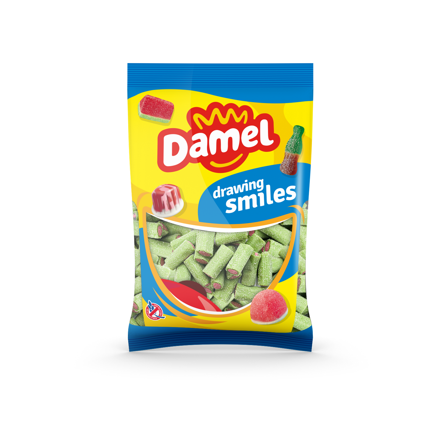 Damel Sour Mini Wassermelone Sticks 1000g