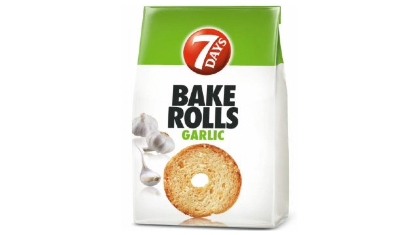 7 days bake rolls garlic 80 g MHD:12.07.2025