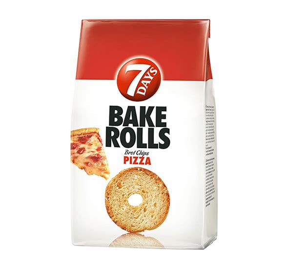 7 days bake rolls Pizza 80 g MHD: 14.07.2025