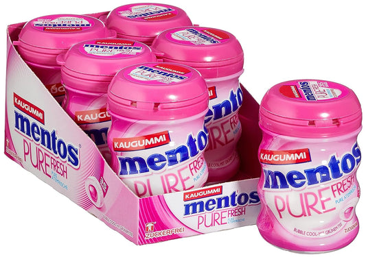 mentos Pure Fresh Kaugummi Bubble Cool zuckerfrei 6 x 35er (6 x 70 g)