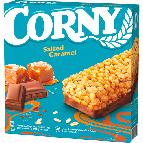 Corny Classic Salted Caramel 6 x 23 g MHD: 21.12.2024