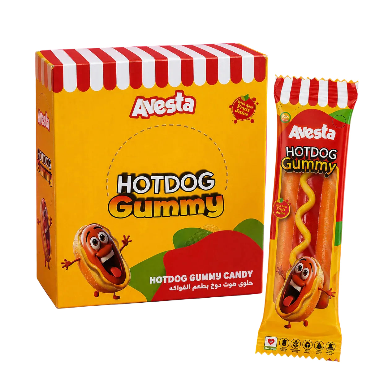 Avesta Hotdog Gummy 24 x 20g