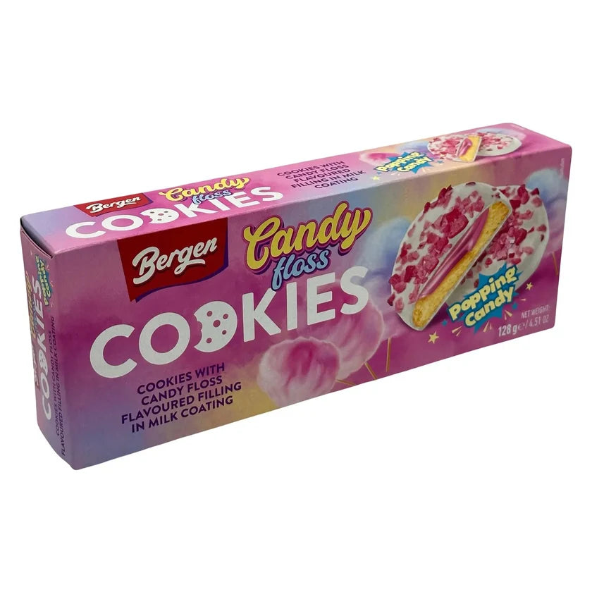 Bergen Cookies Candy Floss Popping Candy 128g