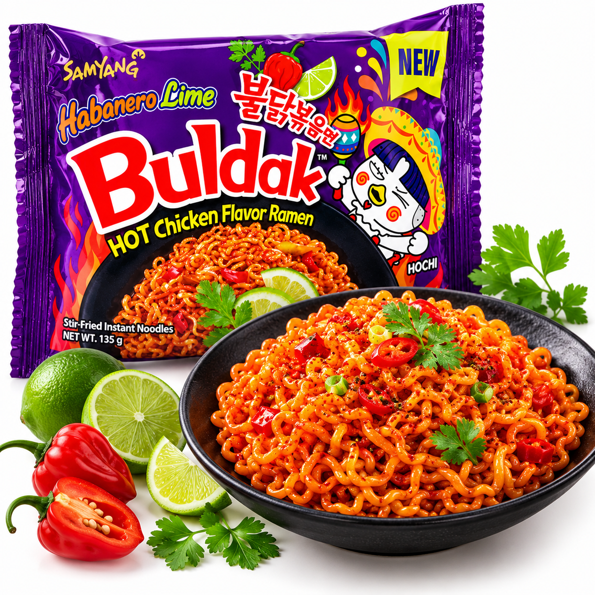 SAMYANG Buldak Habanero Lime Hot Chicken Ramen 135g