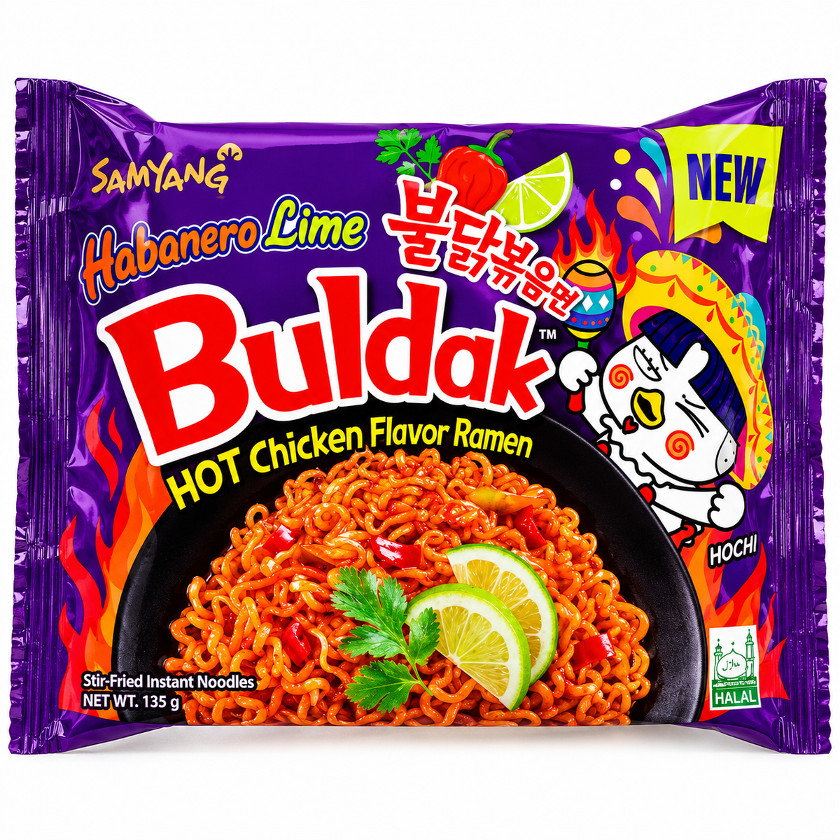 SAMYANG Buldak Habanero Lime Hot Chicken Ramen 135g