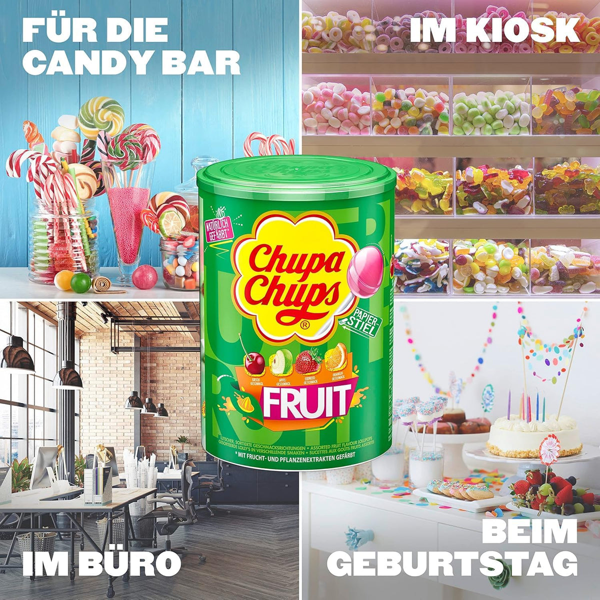 Chupa Chups Fruit Lutscher-Dose