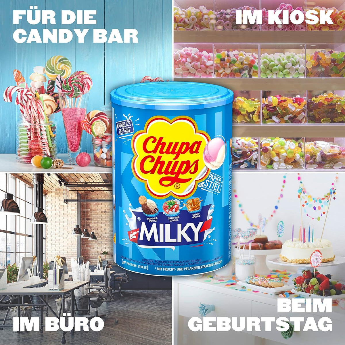 Chupa Chups Milky Lutscher-Dose