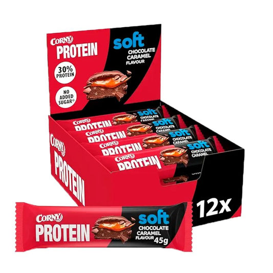 CORNY Protein soft Chocolate Caramel Flavour 12x45g