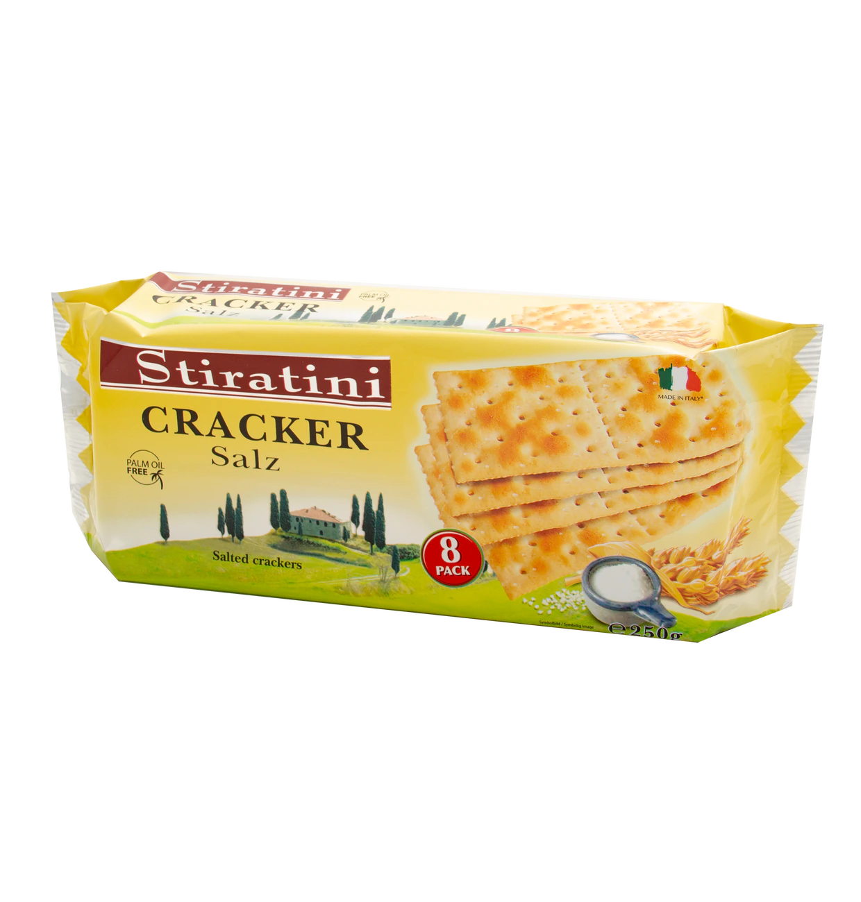 Stiratini Cracker gesalzen 250g MHD: 02.09.2025