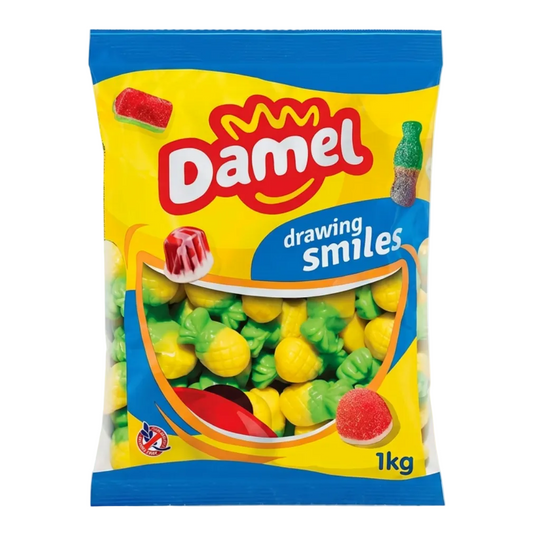 Damel Fruchtgummi Ananas 1kg
