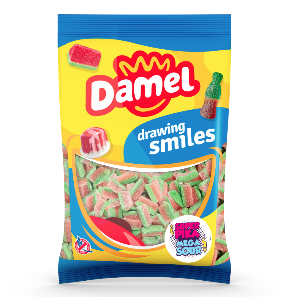 Damel Mega Sour Watermelon - Mega Sour