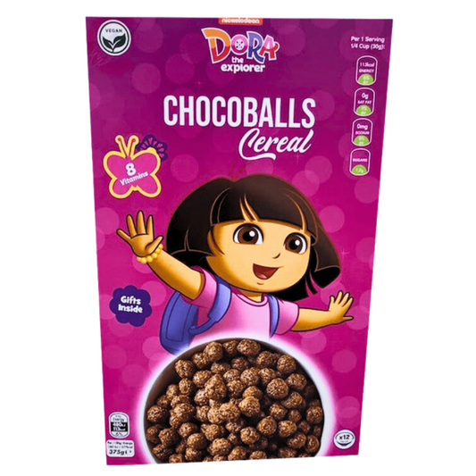 Dora Crunchiz Choco Pops 375g