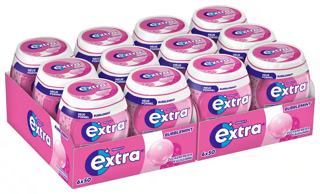 Extra Bubblemint 12 x 50 pcs.