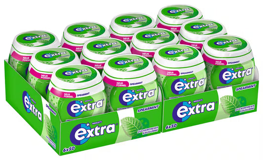 Extra Fresh Spearmint Kaugummi 12 x 50 Stk.