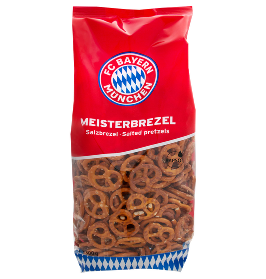 FC Bayern München Mini Brezel Salzbrezel - Laugengebäck 300g MHD: 21.03.2025