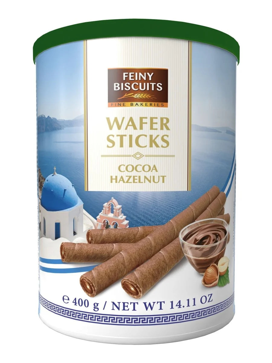 Feiny Biscuits gaufrettes à la crème cacao-noisettes 400g