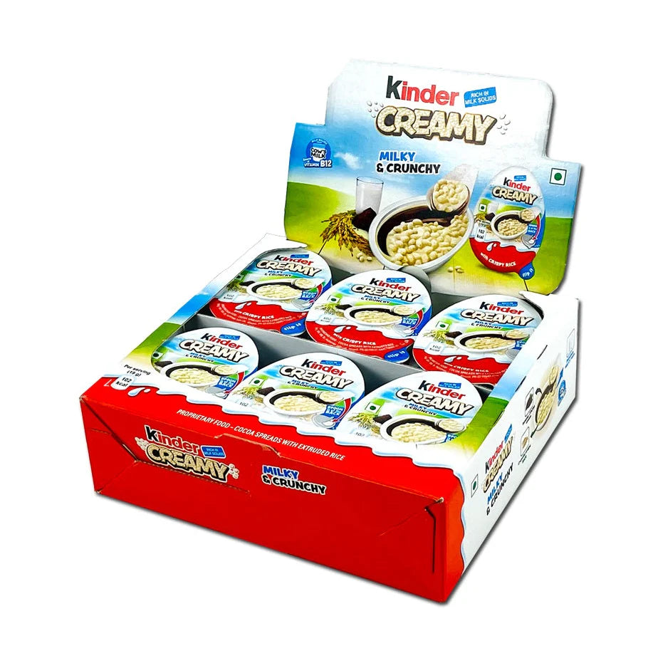 Kinder Creamy, Milky & Crunchy 24x19g