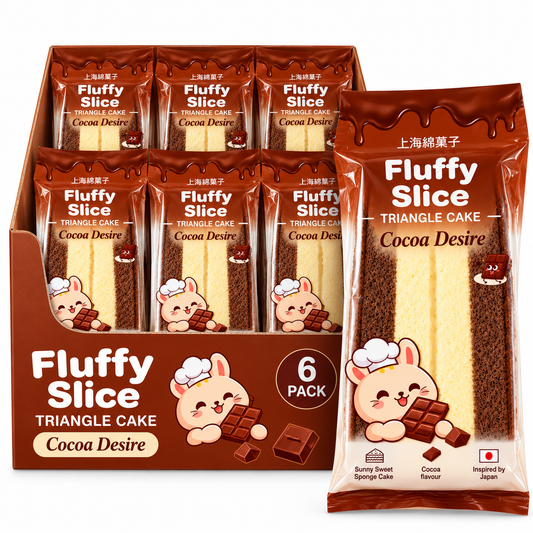 Fluffy Slice Triangle Cake Cocoa Desire 6 x 95g