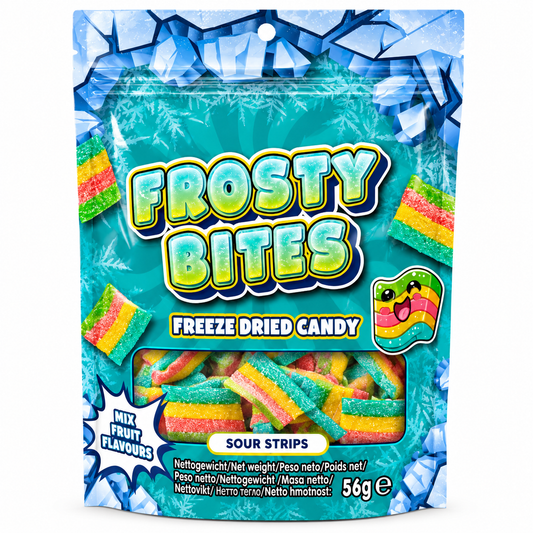 Frosty Bites Freeze Dried Candy Sour Strips 56g