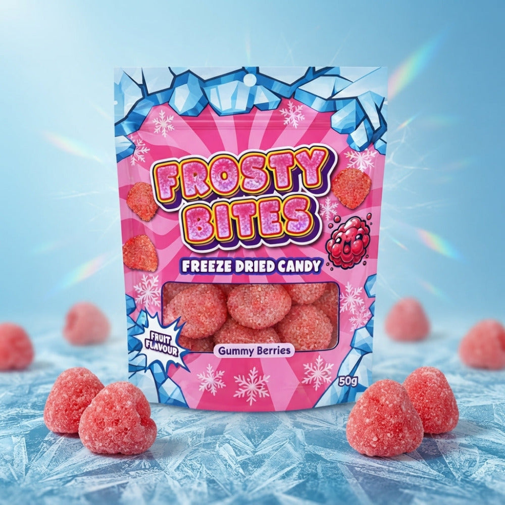 Frosty Bites Freeze Dried Candy Gummy Berries Fruchtgummi 50g