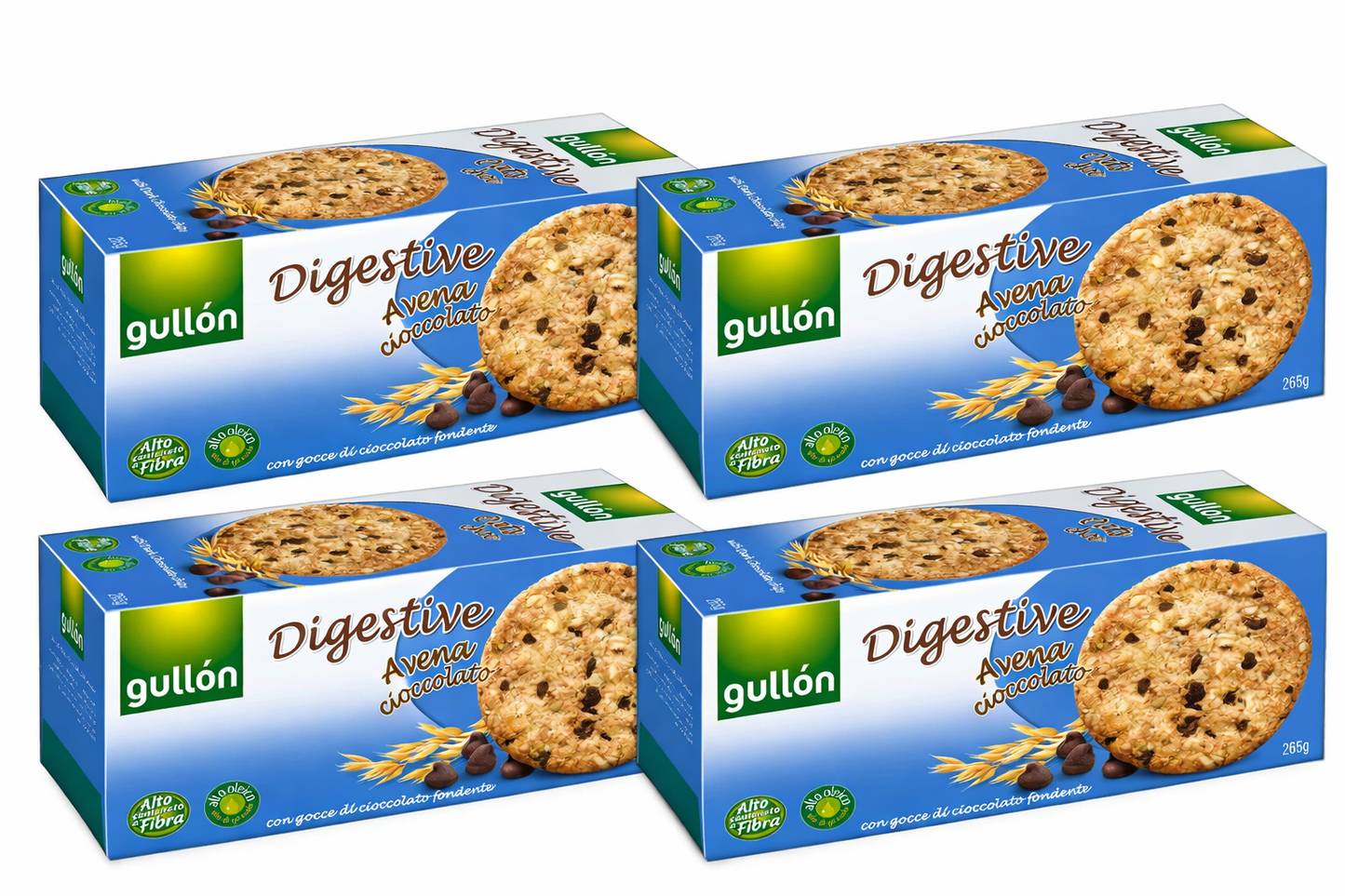 Gullón Digestive Avena Choco 265g x 4