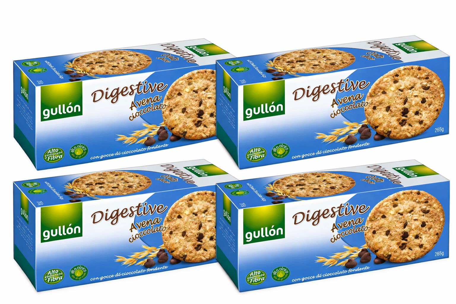 Gullón Digestive Avena Choco 265g x 4