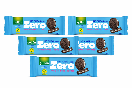 Gullón No Sugar Added Twins Cocoa Sandwich Cookies 147g x 5