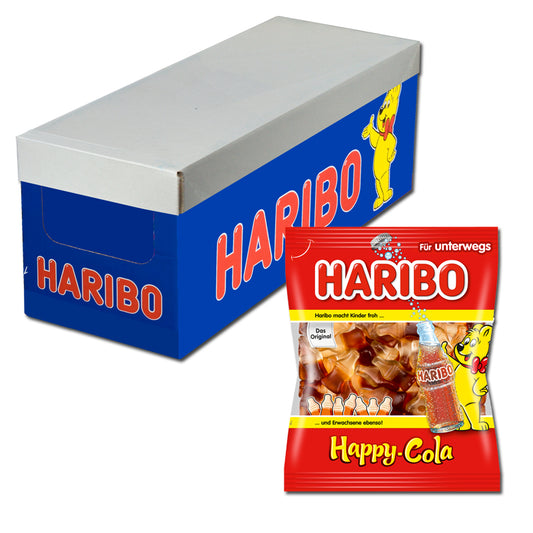 X30 Haribo Happy Cola, Colafläschen, 30 Beutel je 100g