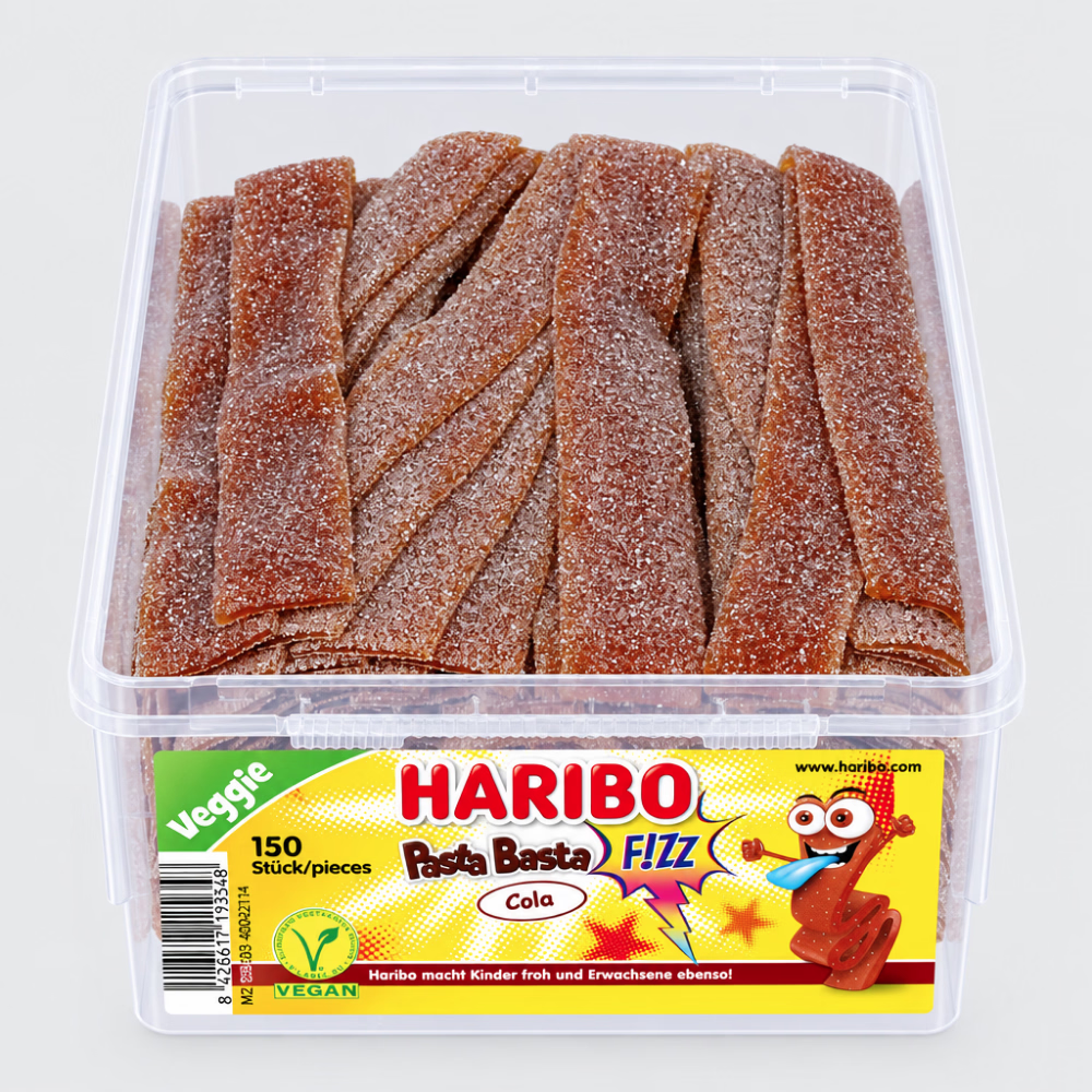 Haribo Pasta Basta Fizz Cola Sauer Fruchtgummi 1125g