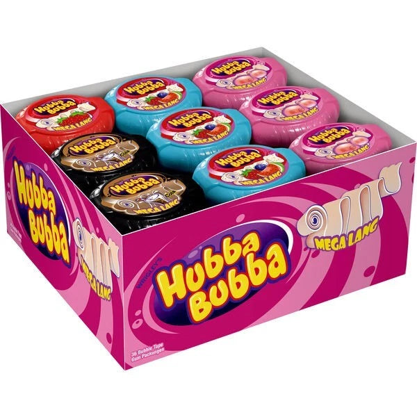 Mélange Hubba Bubba | 36x56g | Rouleau de bubble-gum