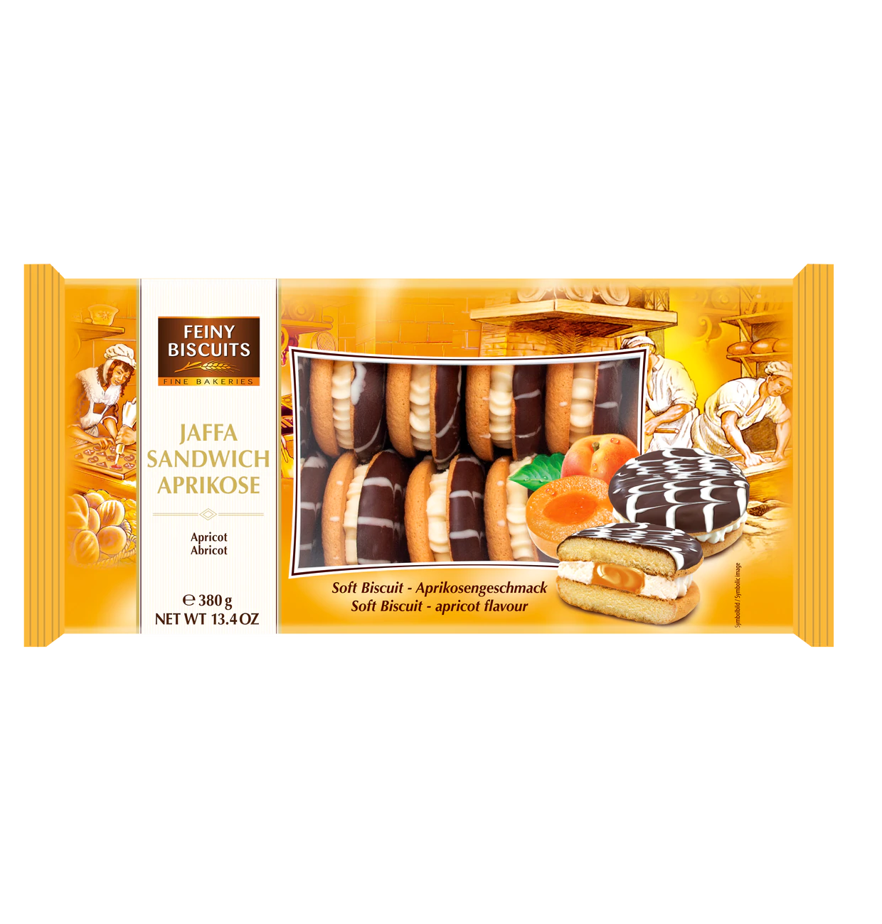 Jaffa Sandwich Crème-Abricot 380g