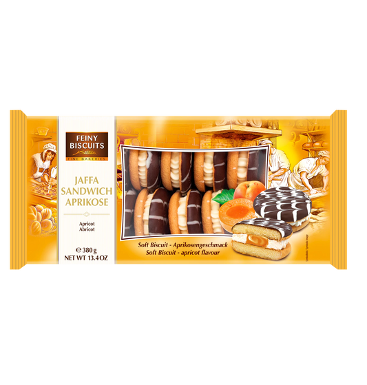 Jaffa Sandwich Sahne-Aprikose 380g