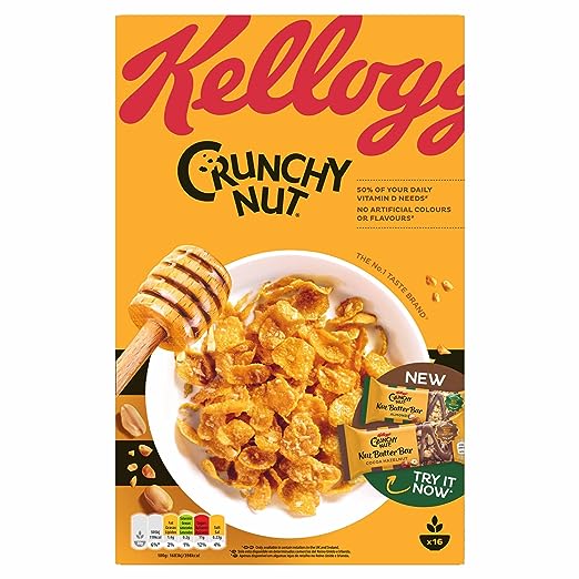 Kellogg's Crunchy Nut 500 g MHD: 11.09.2025